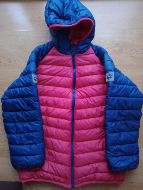 Dievčenská bunda, jack wolfskin,164