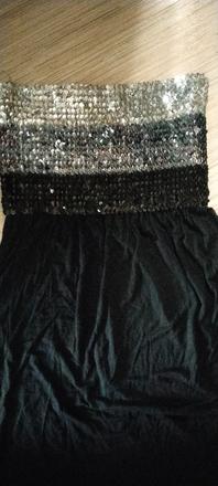 Šaty dlhé s filtrami, warehouse,m