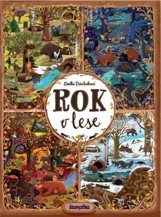 Rok v lese detská kniha, 