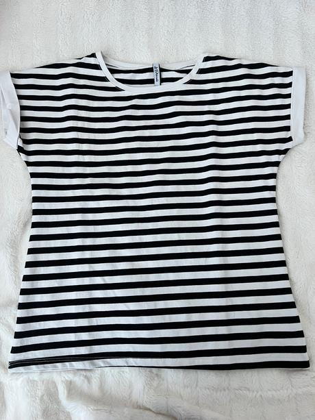 Čiernobiele tričko,