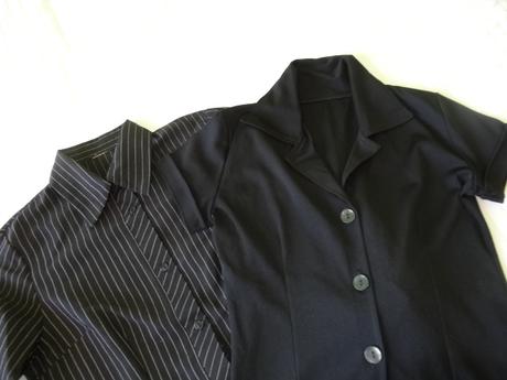 Dve čierne blúzky vo veľ.m, m