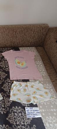 Dievčenské letné pyžamo zn.f&f veľ.8-9rokov, f&f,128