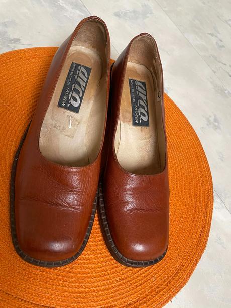 Kožené poltopánky/lodičky, 38