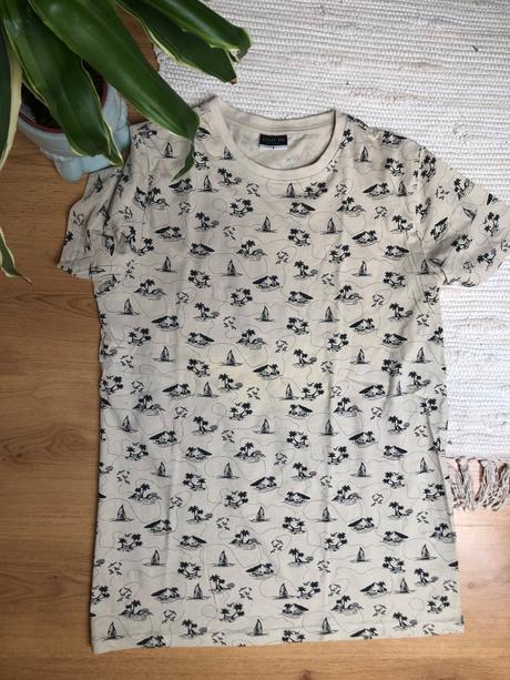 Béžové panske tričko, c&a,l