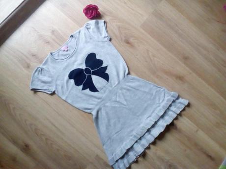 Šaty s mašľou, ovs,128