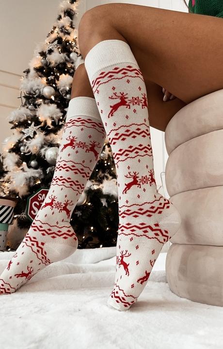 Vianočné podkolienky milena 1269 winter, 