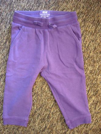 Dievčenské teplaky, h&m,80