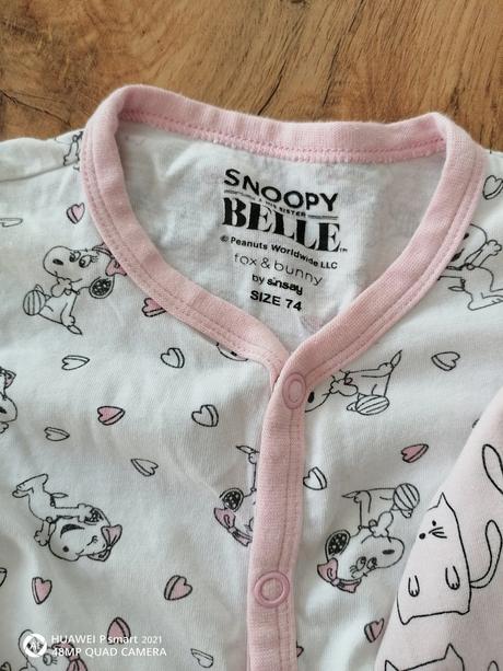 Pyžamko, overal na spanie, fox & bunny,68