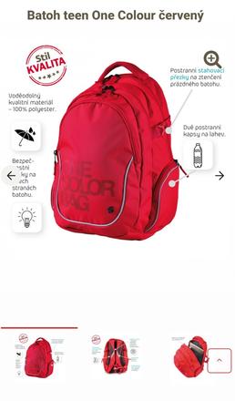 Značkový študentský batoh (už s poštovným), 
