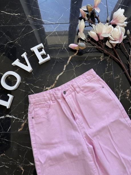 Baby pink jeansy, xs