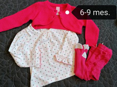 Súprava tričko, bolerko, puncosky, h&m,68