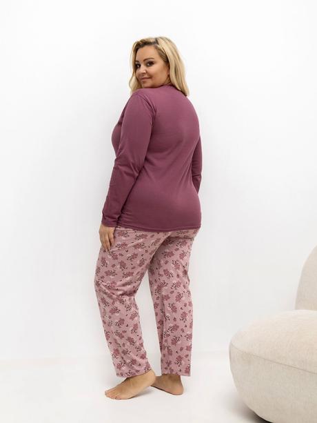 Dámske bavlnené pyžamo pre moletky, 4xl / xl / xxl / xxxl