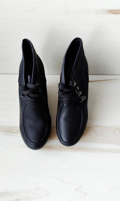 Kotníkové čižmy jarné/jesenné plný opätok, 38