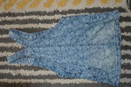 Riflové vzorované šaty 110/116, f&f,110