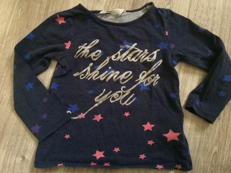 Tričko hviezda 2-4 roky, h&m,104