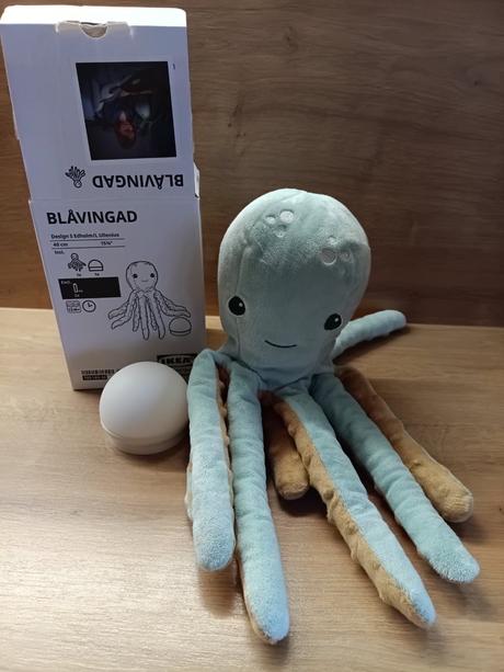 Pre najmenších - nočné svetlo chobotnica, 