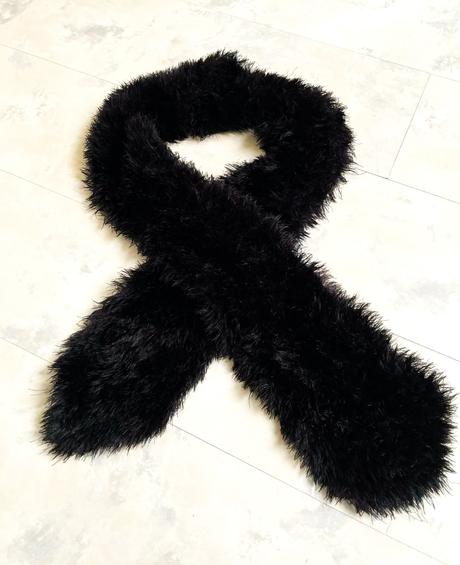 Luxusná kožušina prehoz na šaty, 