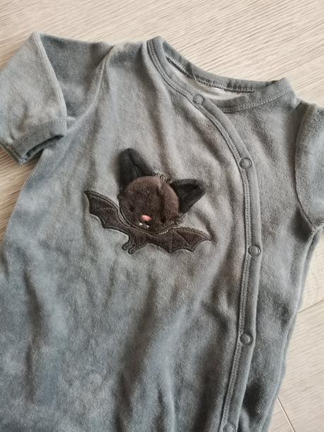 Velúrové pyžamo, h&m,56