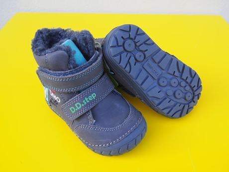 Detské kožené zimné topánky ddstep 029, d.d.step,19 / 20