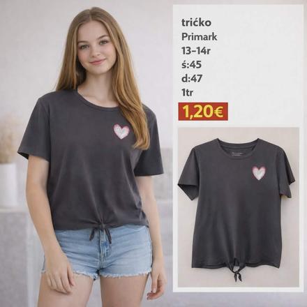 Tričko, primark,164