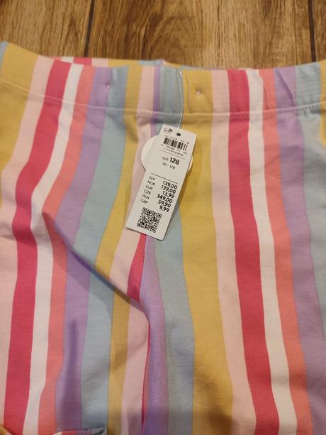 Farebné legíny zn. lindex velk. 128, lindex,128