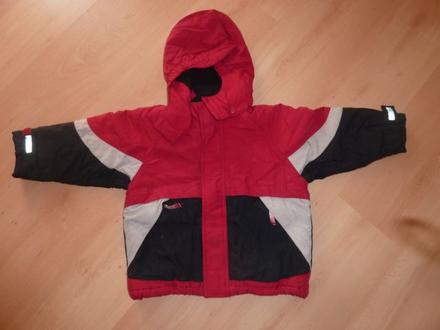 Červena zimna bunda - hm, h&m,92