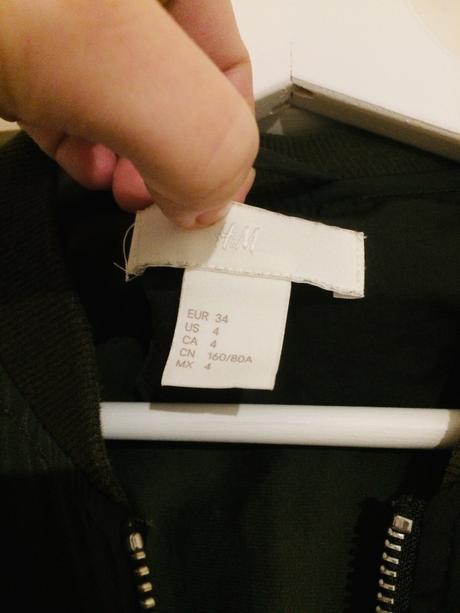 Letecka bundicka, h&m,34