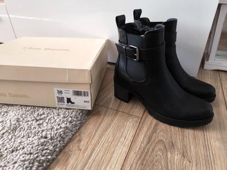 Dámske členkové čižmy, clara barson,38