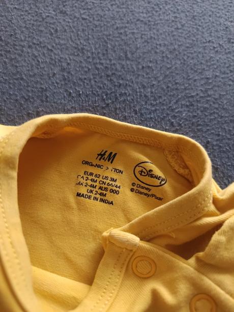 Súprava 2ks h&m disney mickey macko pu, h&m,62