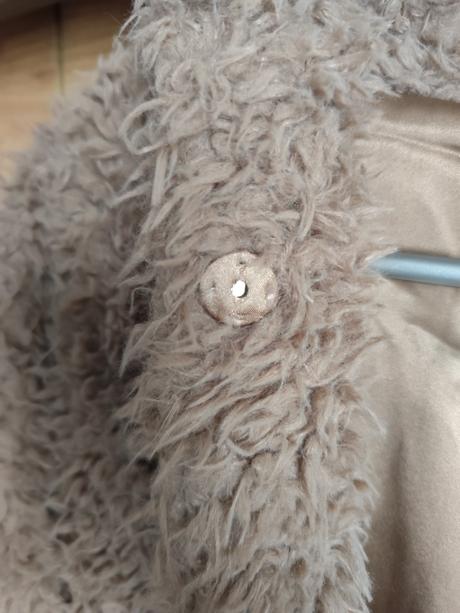 Tenší teddy kabátik s kapucňou, new yorker,36