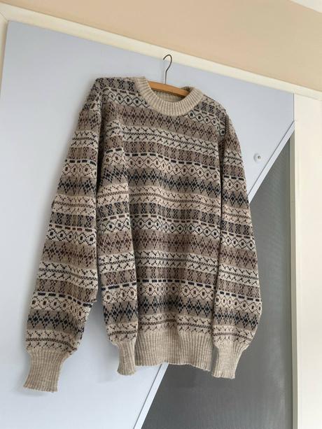 Pulóver s nórskym vzorom, l