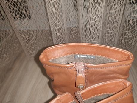 Kozene cizmy zateplene, tamaris,36