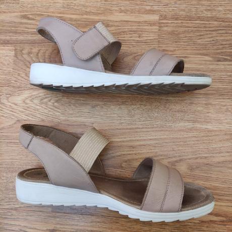 Kožené sandále footflex, 39