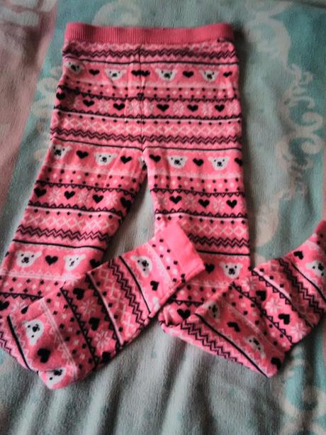Teplé pletené legíny, pepperts,134
