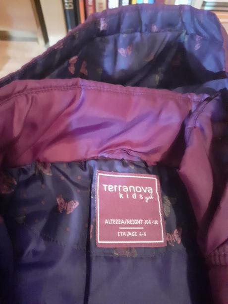 Dievcenska fialova prechodna vetrovka, terranova,110