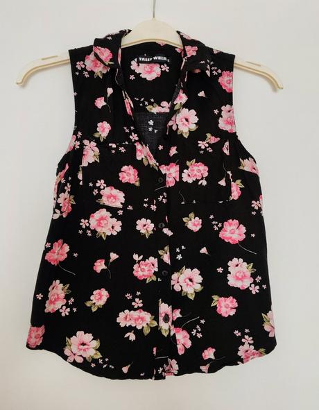 Blúzka bez rukávov tally weijl, tally weijl,xs