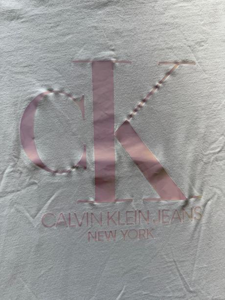 Tričko s lesklou aplikáciou, calvin klein,152