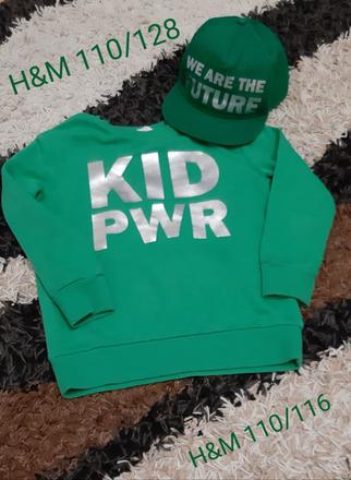 Mikinka h&m 110/116 a siltovka h&m 110/128, 104–116