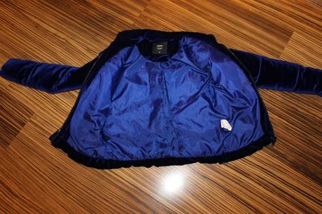 Prešívaná zamatová bunda cropp v. m, m