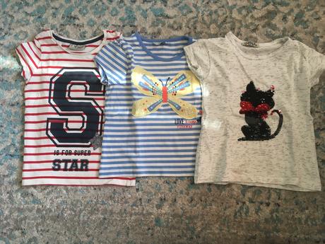 3x tričko s krátkym rukávom vel.98/104, next,98