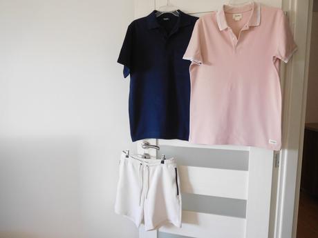 Polokošeľa 2 kusy+ krátke nohavice bavlnené-m,, m