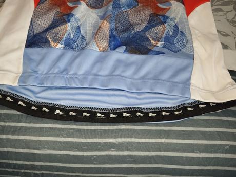 Modrý cyklo dres l/44, crivit,l