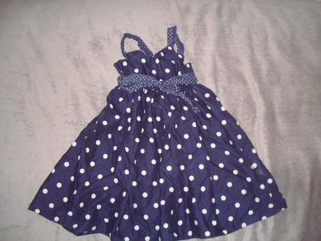 Bodkované šaty, h&m,104