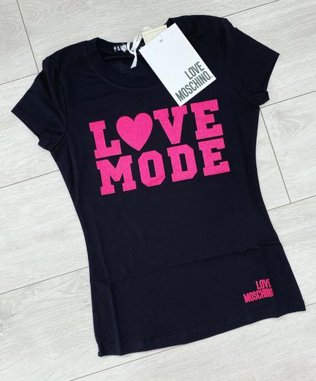 Love moschino tričko, original, doklad, moschino,l / m / s / xs