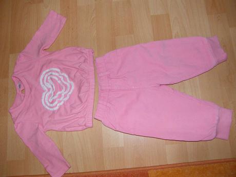 Jarný setík - tričko + menčestrové nohavice , f&f,74