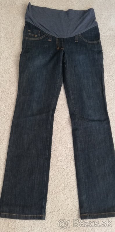 Tehotenske rifle - modre vel. 36/38, s