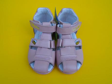 Detské kožené sandálky ddstep, d.d.step,25 / 27 / 28