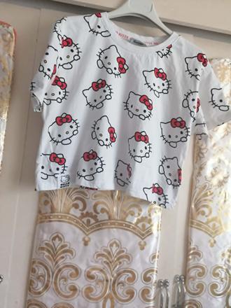 Crop top hello kitty, sanrio,158