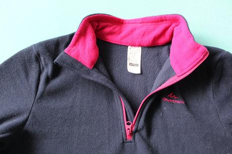 Mikina flísová, decathlon,146