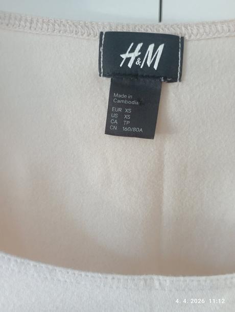 Krásne tričko (už s poštovným), h&m,xs
